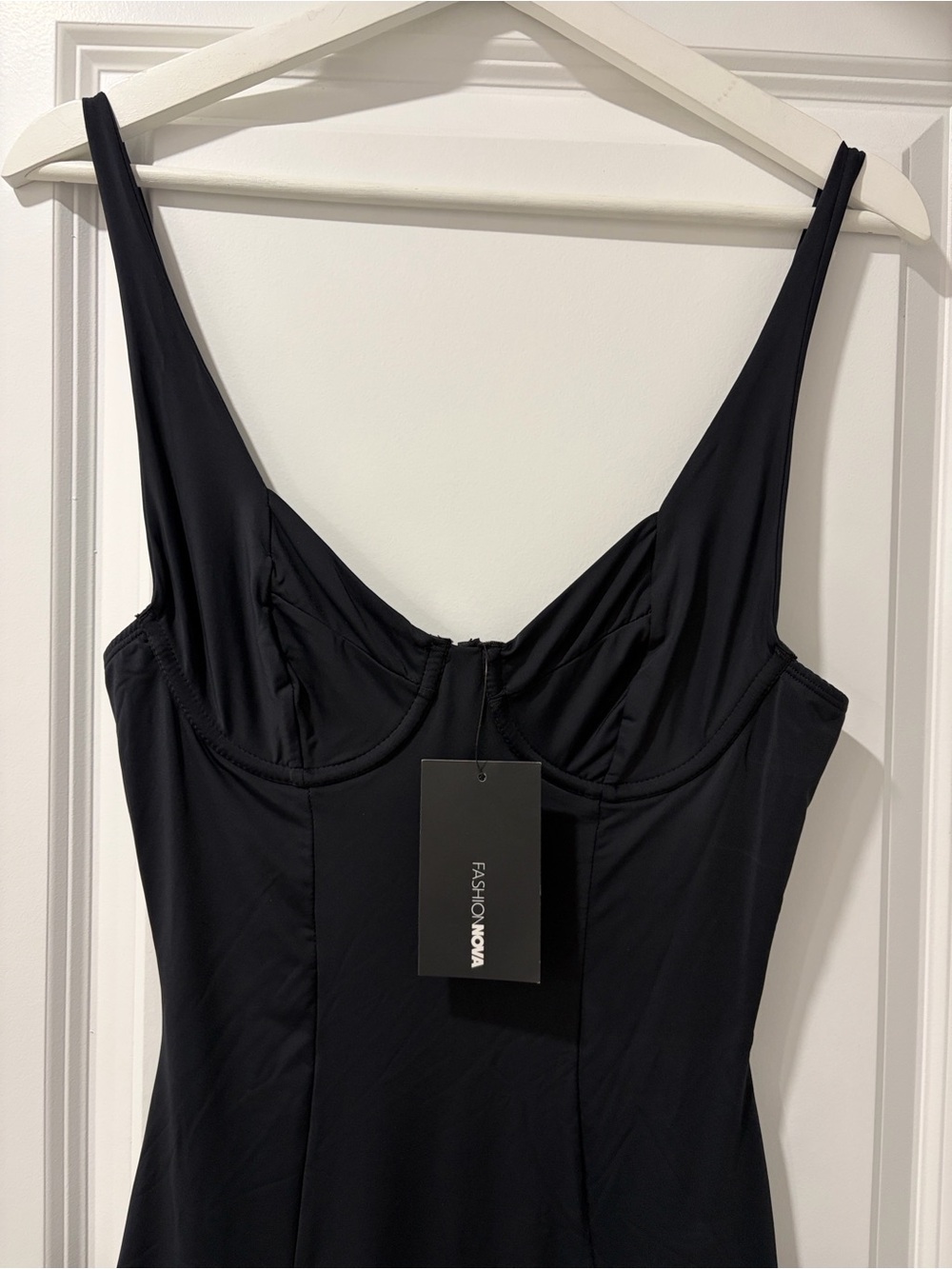 Fashion Nova Black Sexy Dress